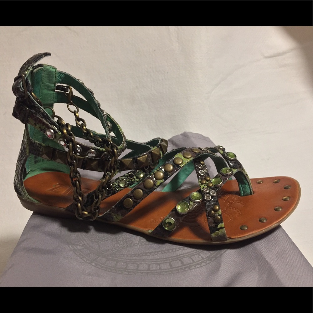 Leather Gladiator Sandal